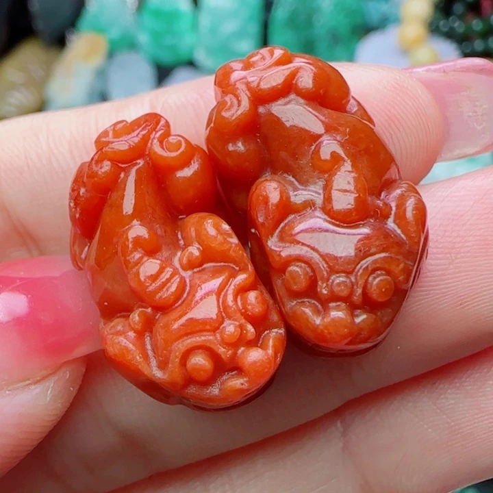 翡翠未镶嵌颈饰天然A货32