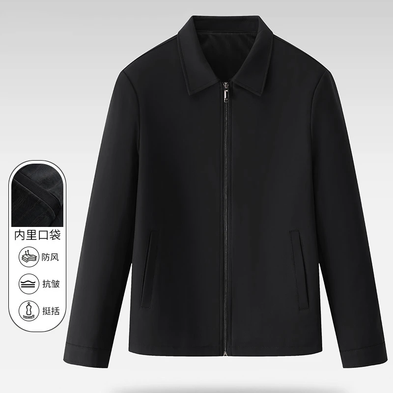 新款简约大气翻领款夹克外套84500