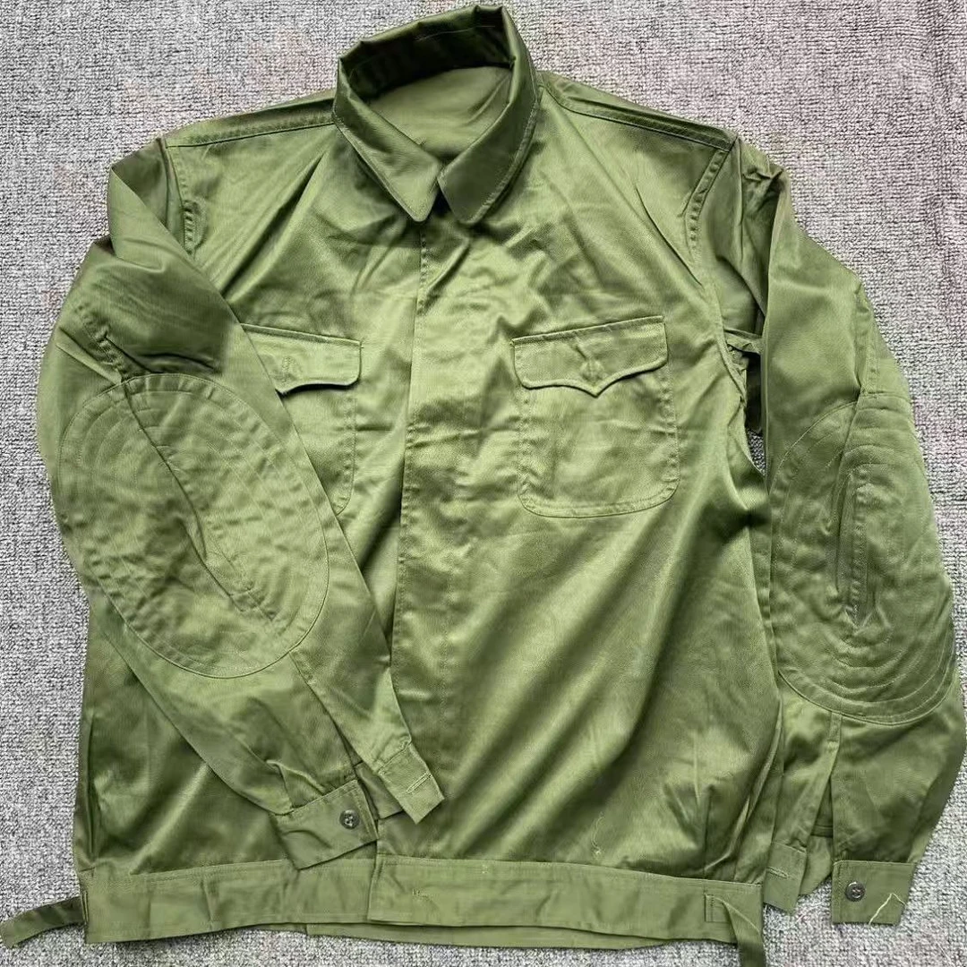 老式冬季涤卡工作服