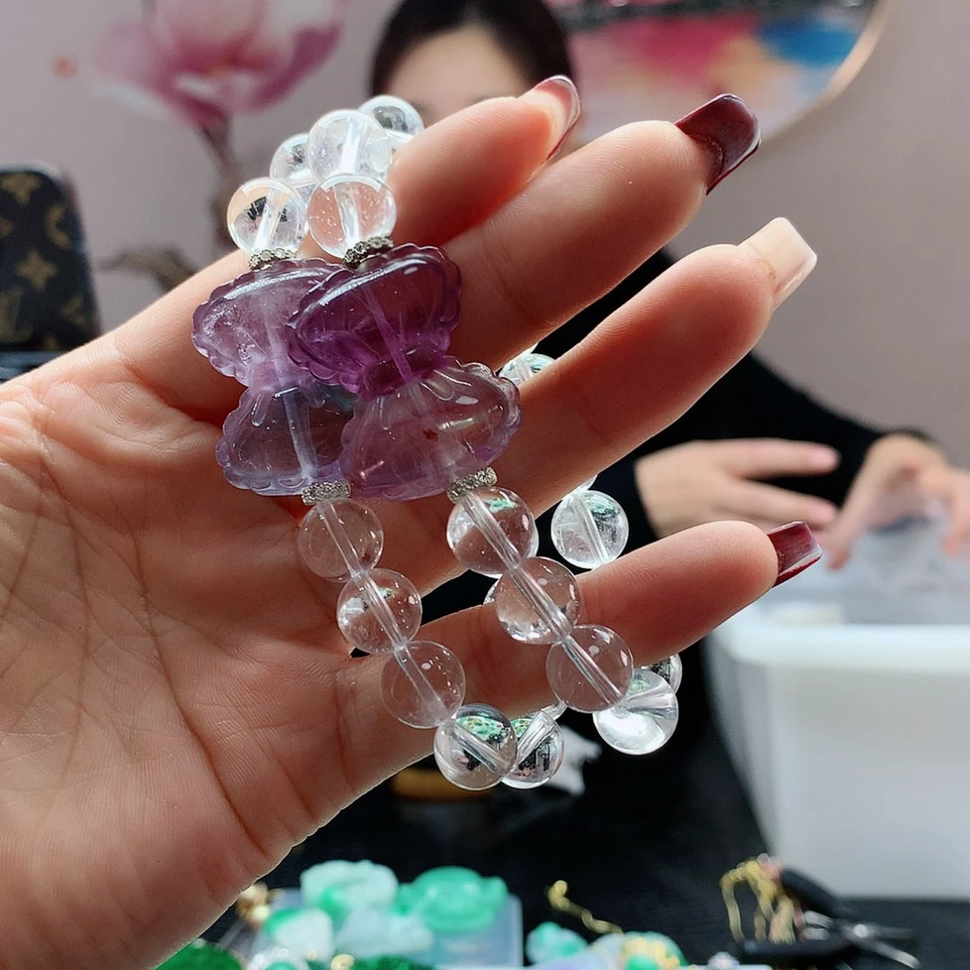 【闪购商品】水晶手链未镶嵌多样性发其一