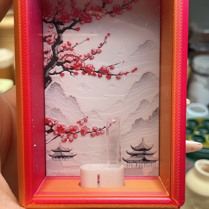 红梅傲雪双拼色58米包邮