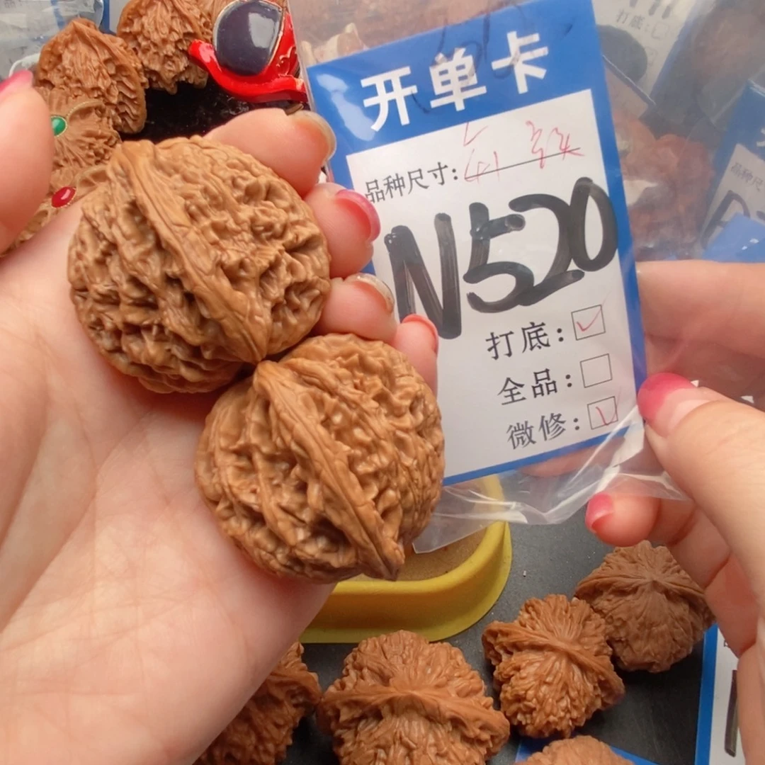 吊坠桃核核桃虎头