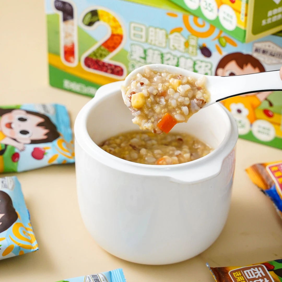 溢田膳食果蔬胚芽五谷杂粮粥黍米绿豆玉米组合儿童营养七日粥