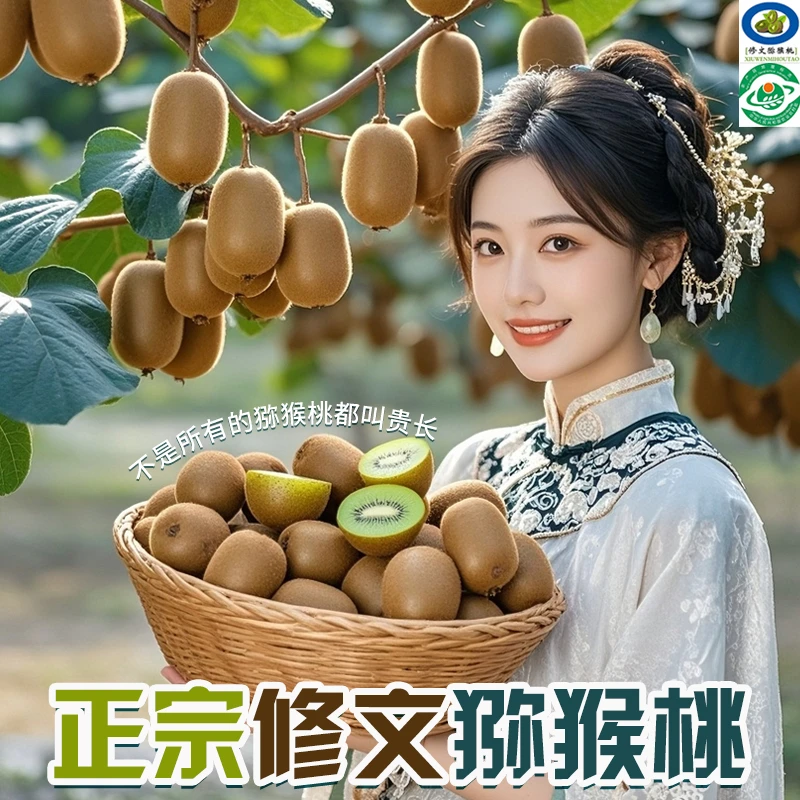 【顺丰包邮】正宗修文猕猴桃5斤当季贵州特产新鲜水果产地现摘直发