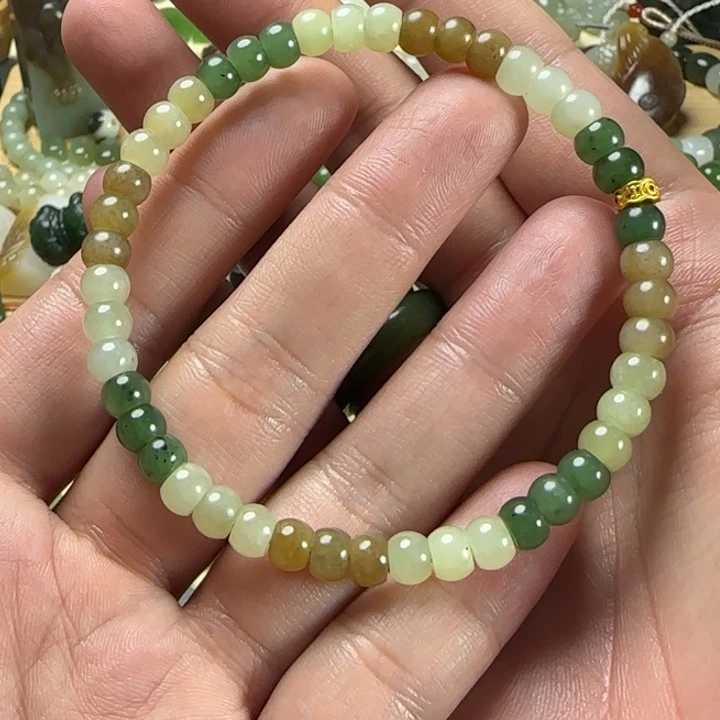 颈饰未镶嵌和田玉拍一发一随机发1