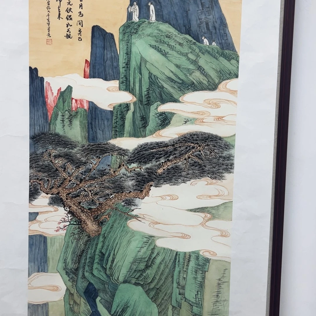 国画绘画作品多次参加全国美展