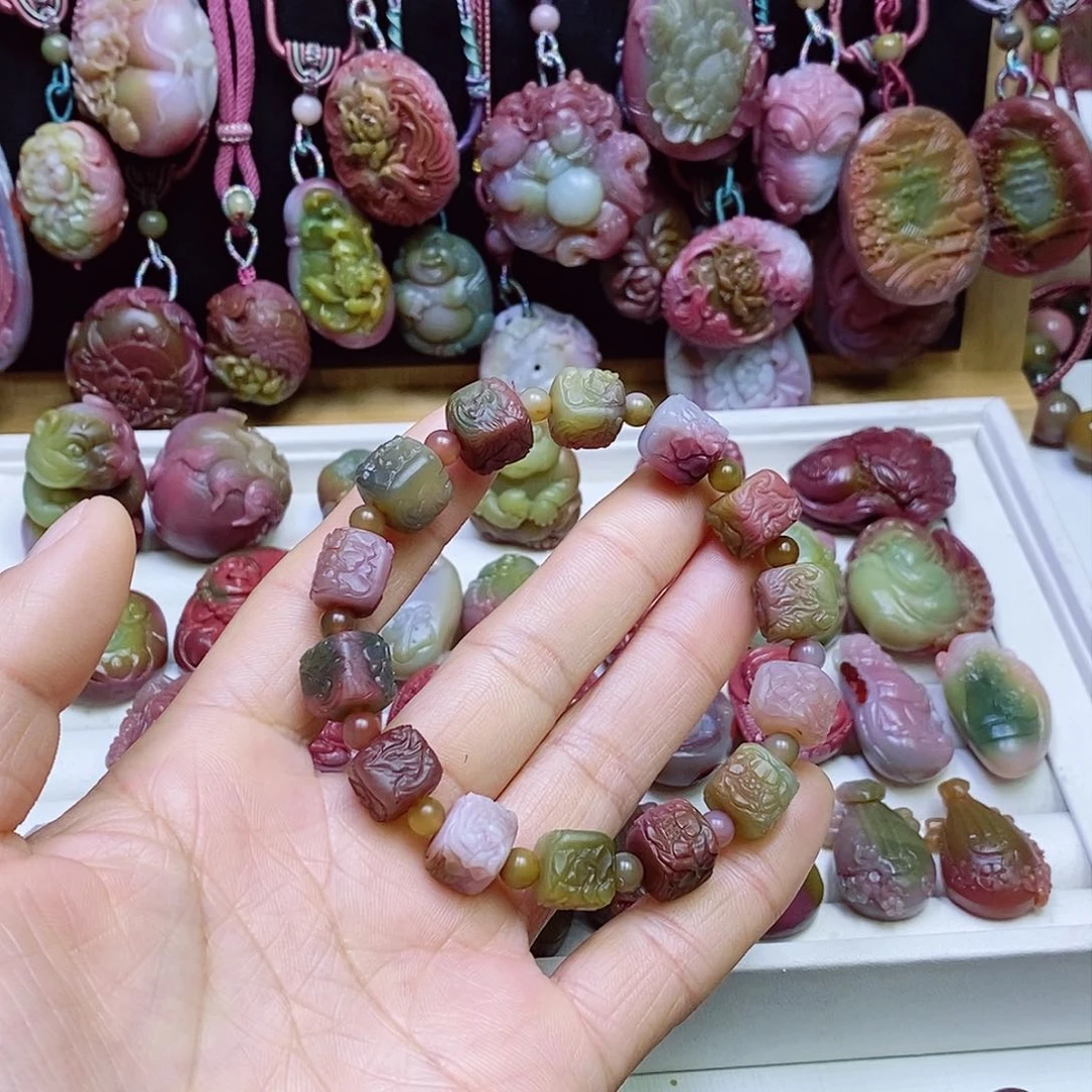 玛瑙/玉髓盐源玛瑙手串未镶嵌