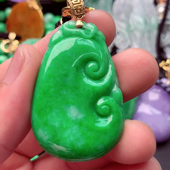 天***鹅吊坠(不含链)未镶嵌翡翠