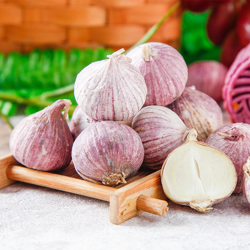 【每天精选】云南独头蒜紫皮独头蒜大理新鲜辛辣新蒜糖醋蒜现挖现发