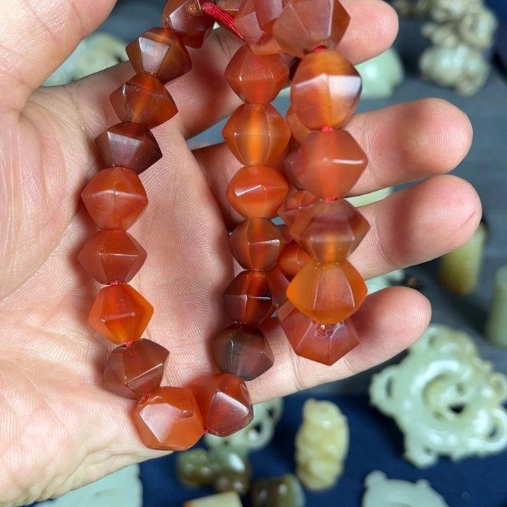 玛瑙/玉髓手链未镶嵌八*