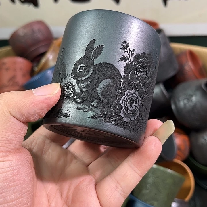 茶杯紫砂全手工紫砂主人杯
