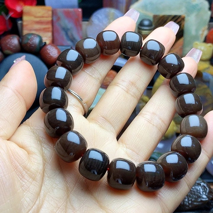 硅化玉未镶嵌手串