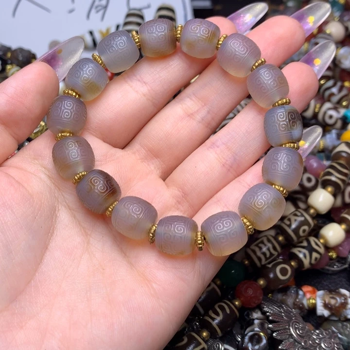 玛瑙/玉髓未镶嵌手链