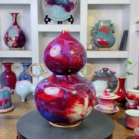 瓷片禹州神后钧瓷原产地~