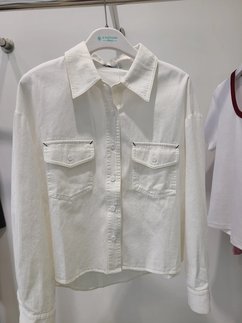 8号站台薄料衬衣外套内搭