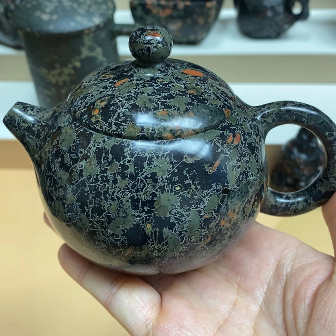 玉福茶具瓷安山玉