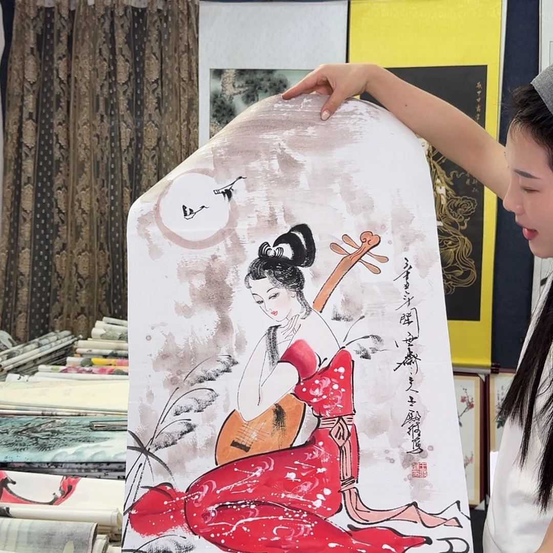 纯手绘年画好作品