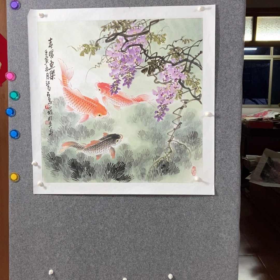 国画陈正保纯手绘国画