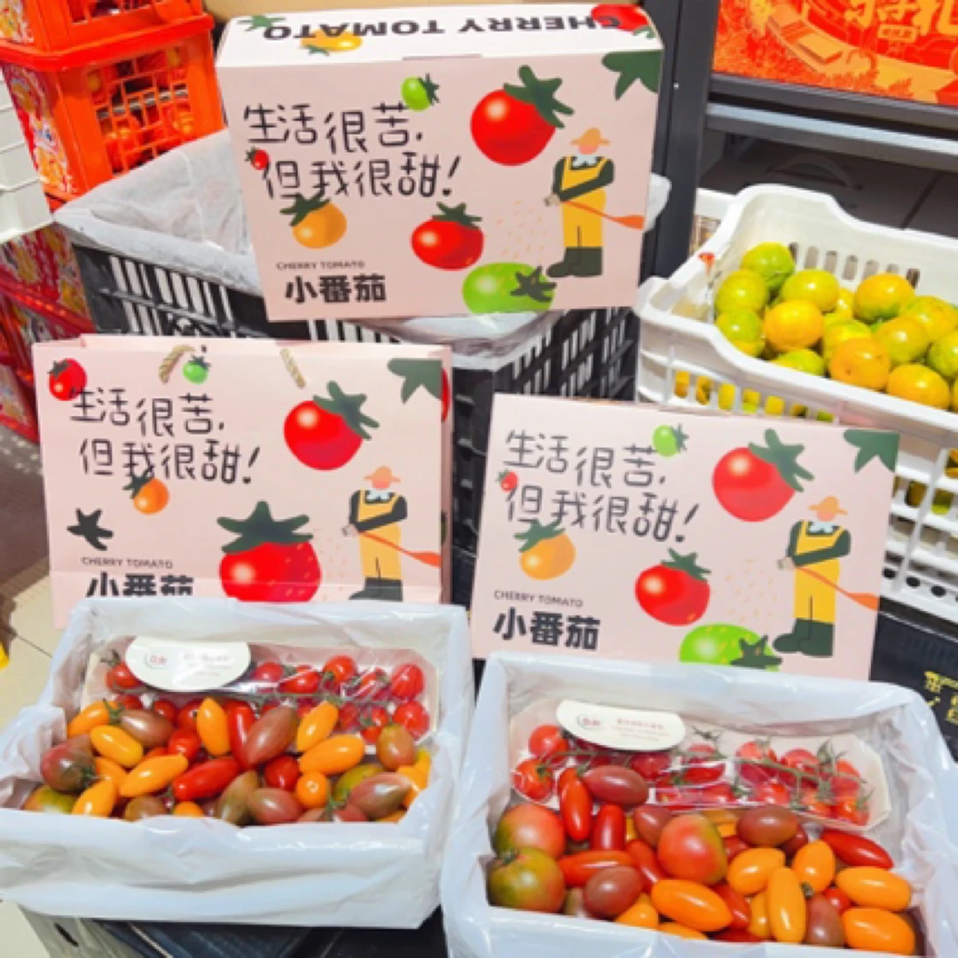 混合小番茄一箱3斤混合黑龙江省