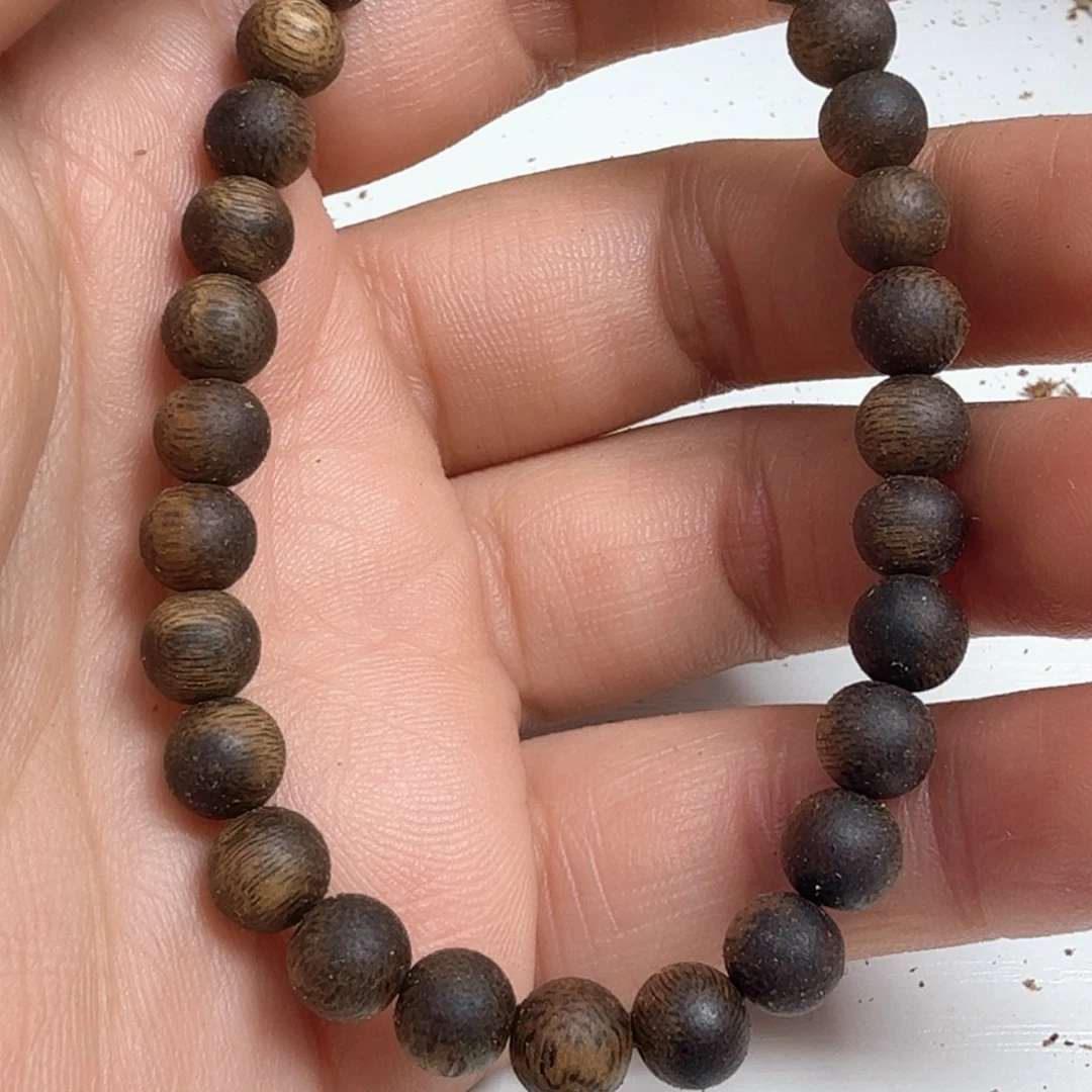 沉香手串乌身0.6规格3克+99沉