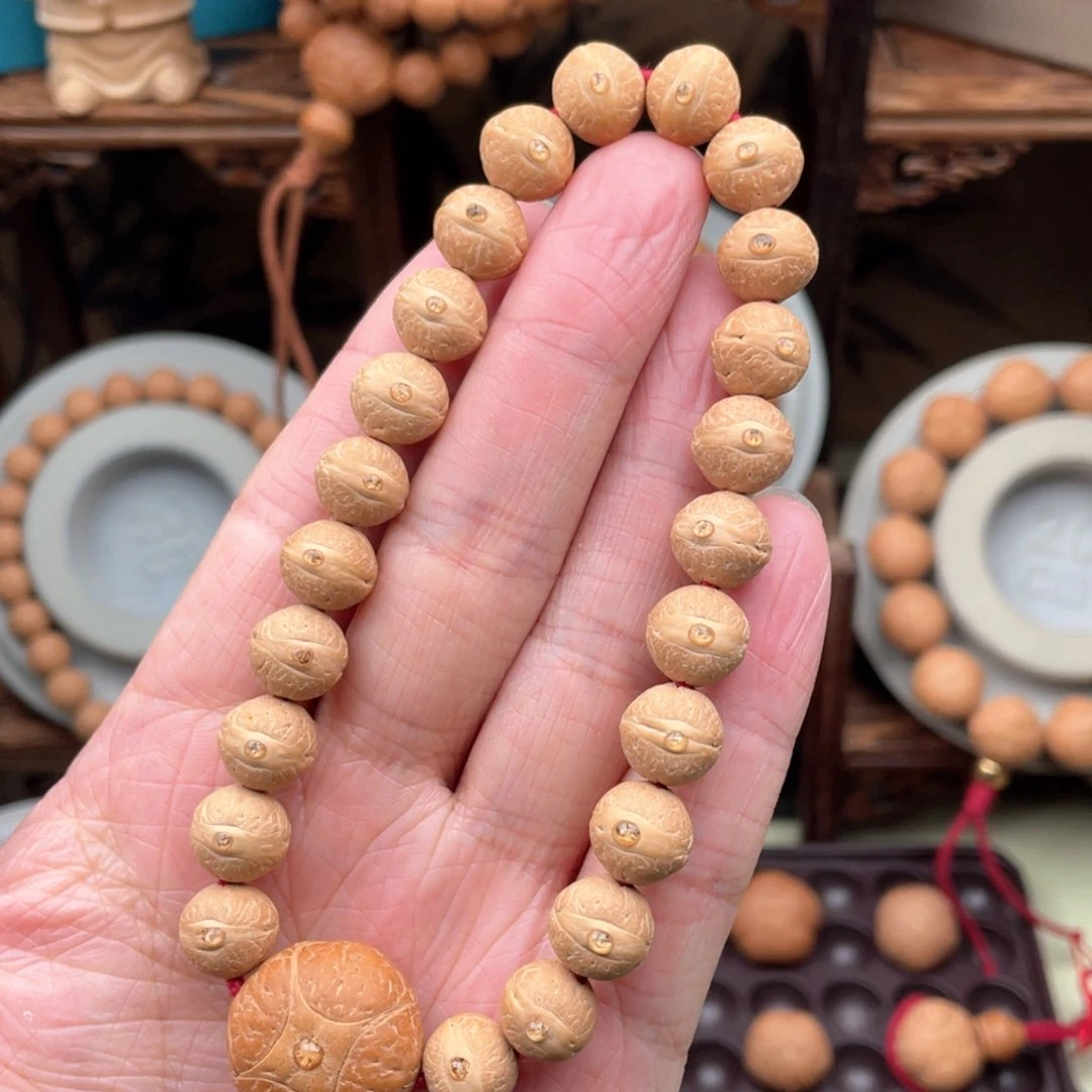 吊坠凤眼菩提福利10实心手串