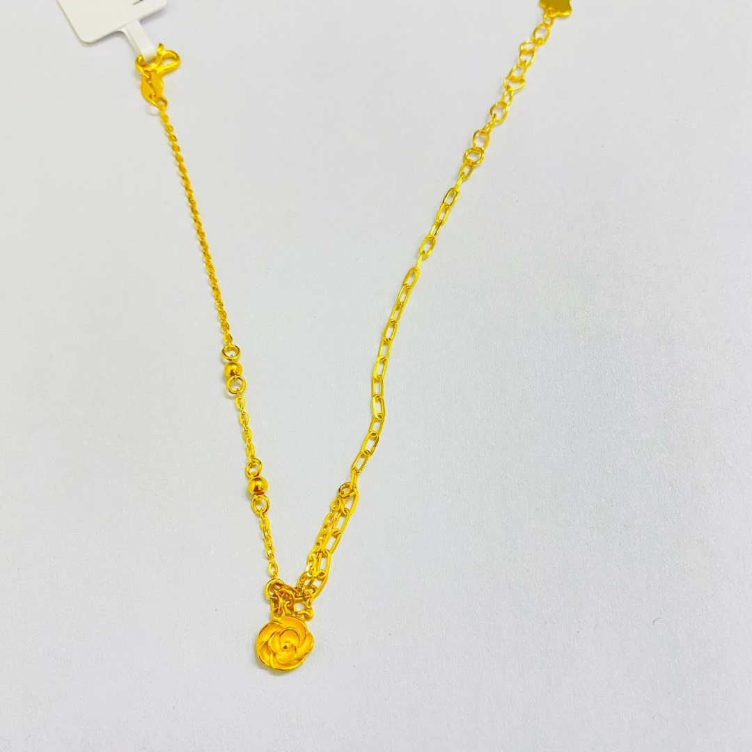 【旺旺金选】 足金999 玫瑰花手链 2.65