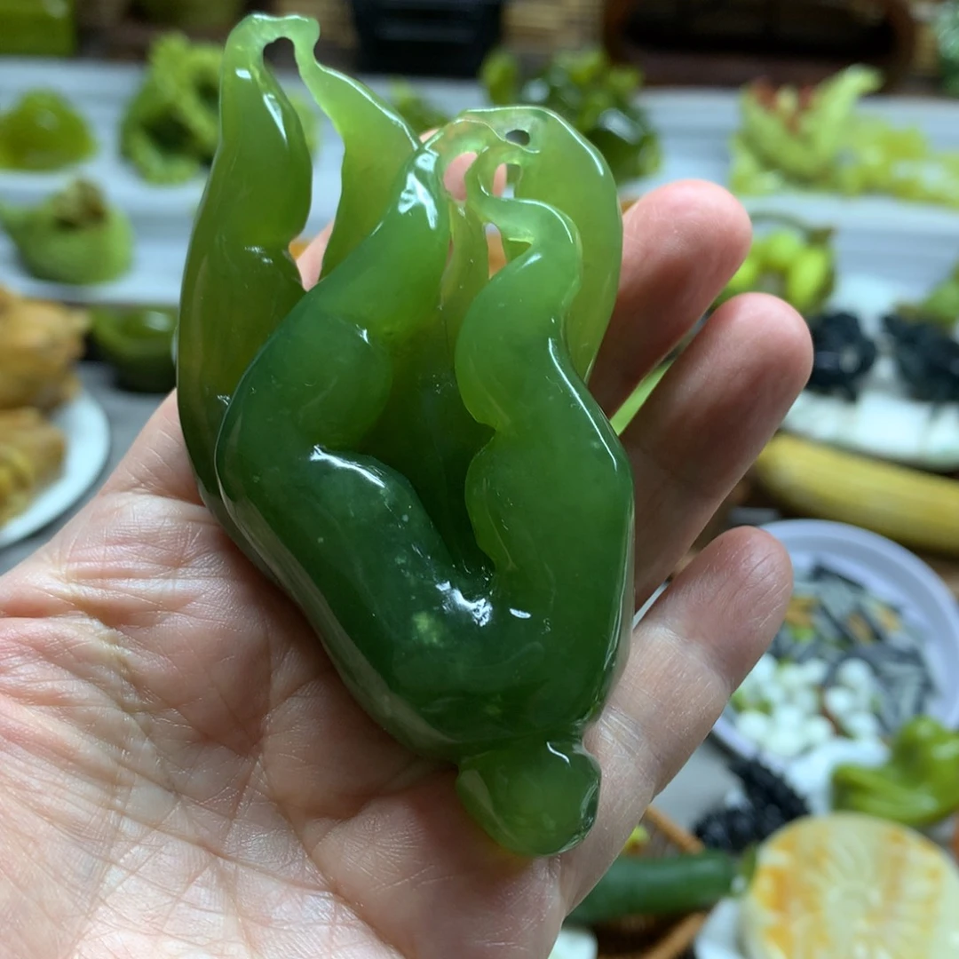 未镶嵌蛇纹石玉摆件