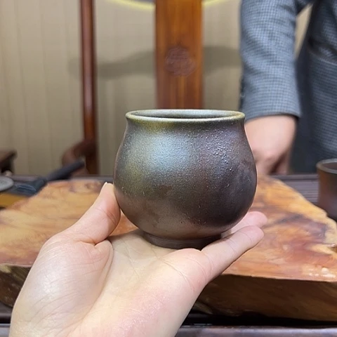 y****6戬谷龙窑坭兴陶柴烧茶壶822