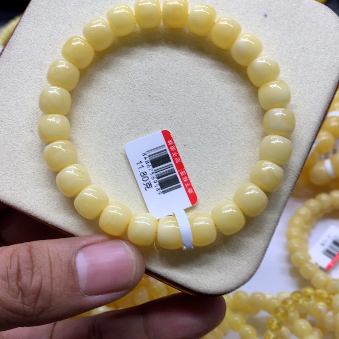 蜜蜡未镶嵌手链蜜蜡