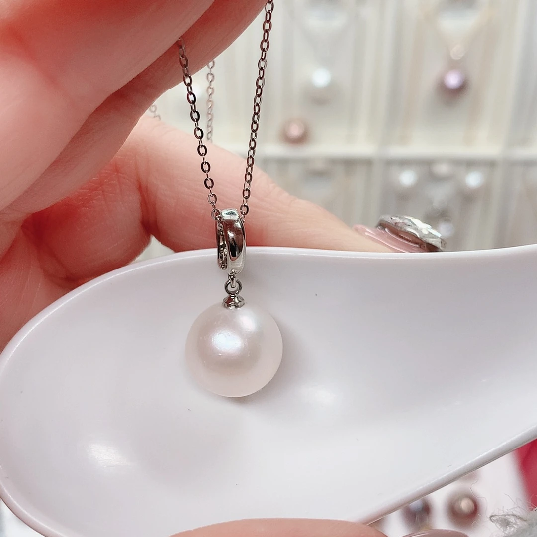 合金淡水珍珠吊坠(赠链)