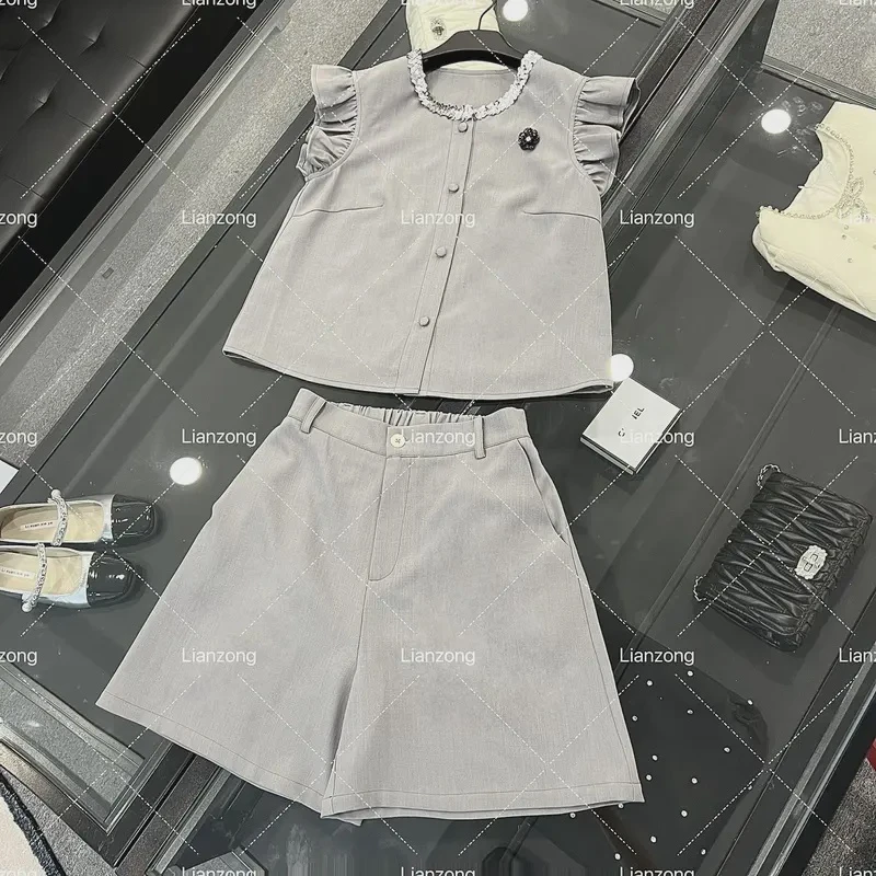 时尚小香风套装2025夏季新款气质休闲8011