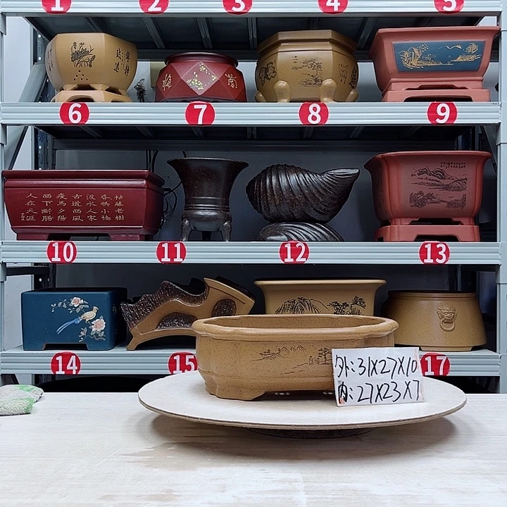 紫砂花盆紫砂花盆