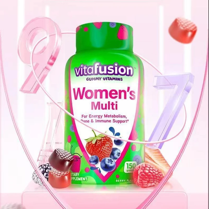 vi/tafusion女士多维复合软糖生素C多维软糖150粒/瓶糖果