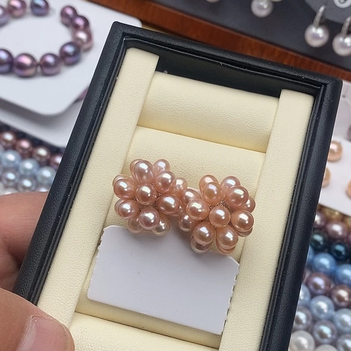 银S925镶嵌颈饰淡水珍珠