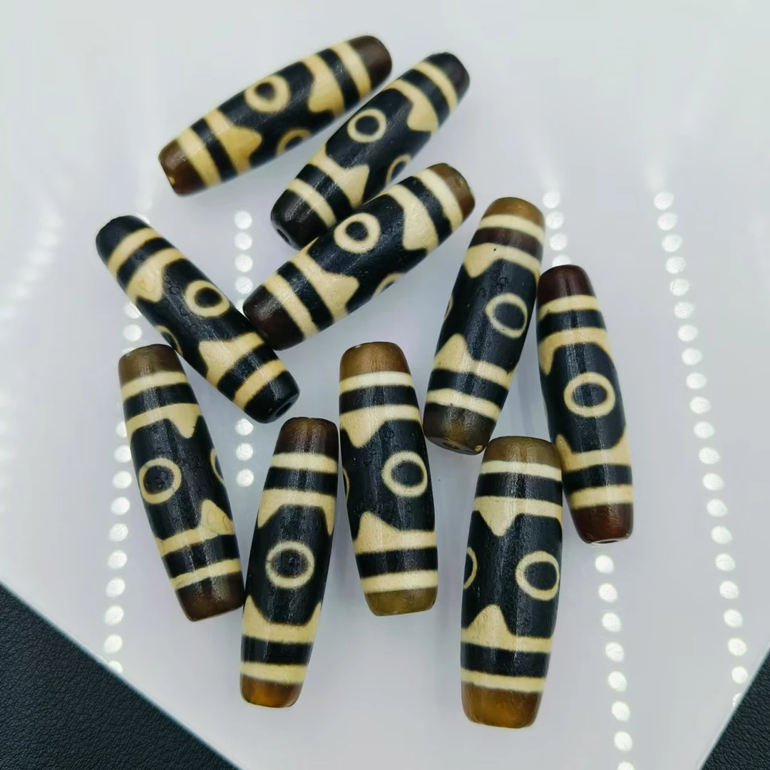 「戴琴珠宝」FR6359-四眼玛瑙11mm左右路路通（多样性发其一）