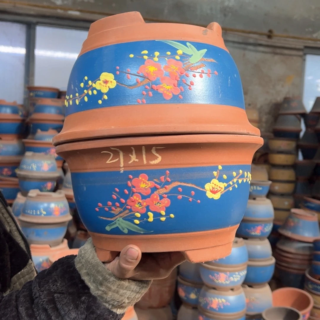 紫砂花盆紫砂花盆