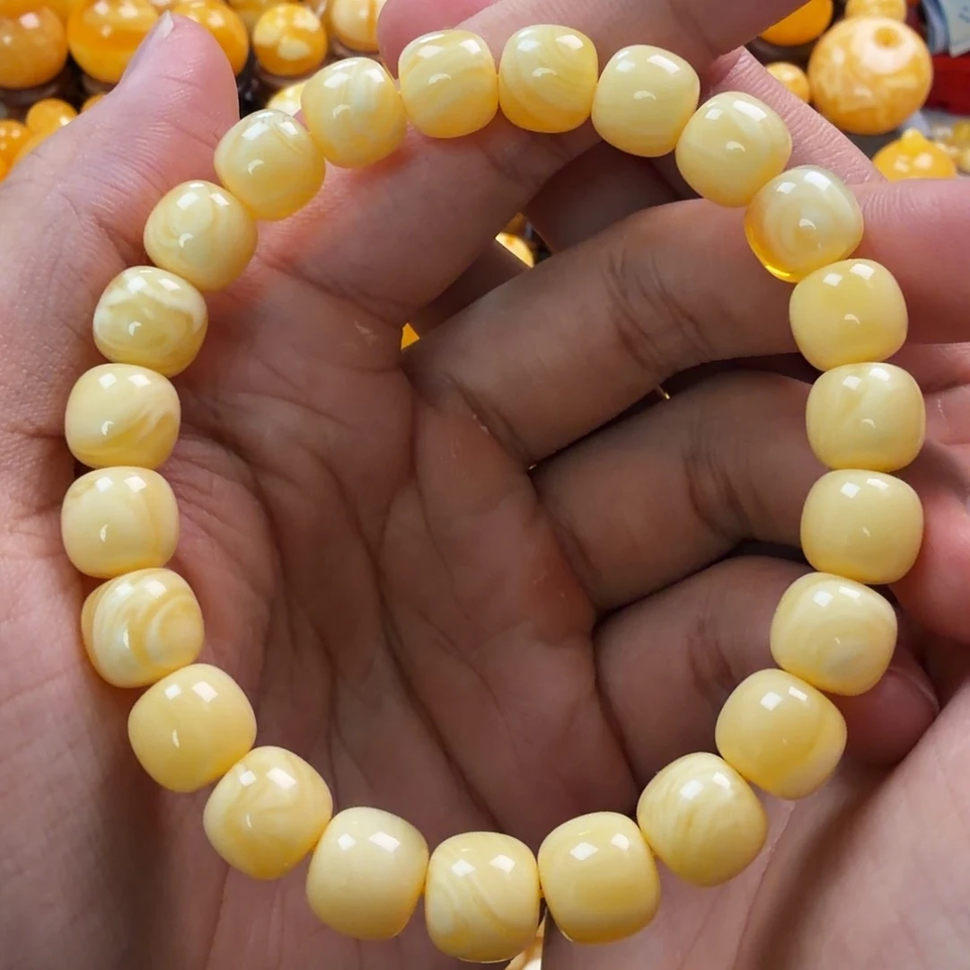 琥珀未镶嵌珠宝奇石10mm同料