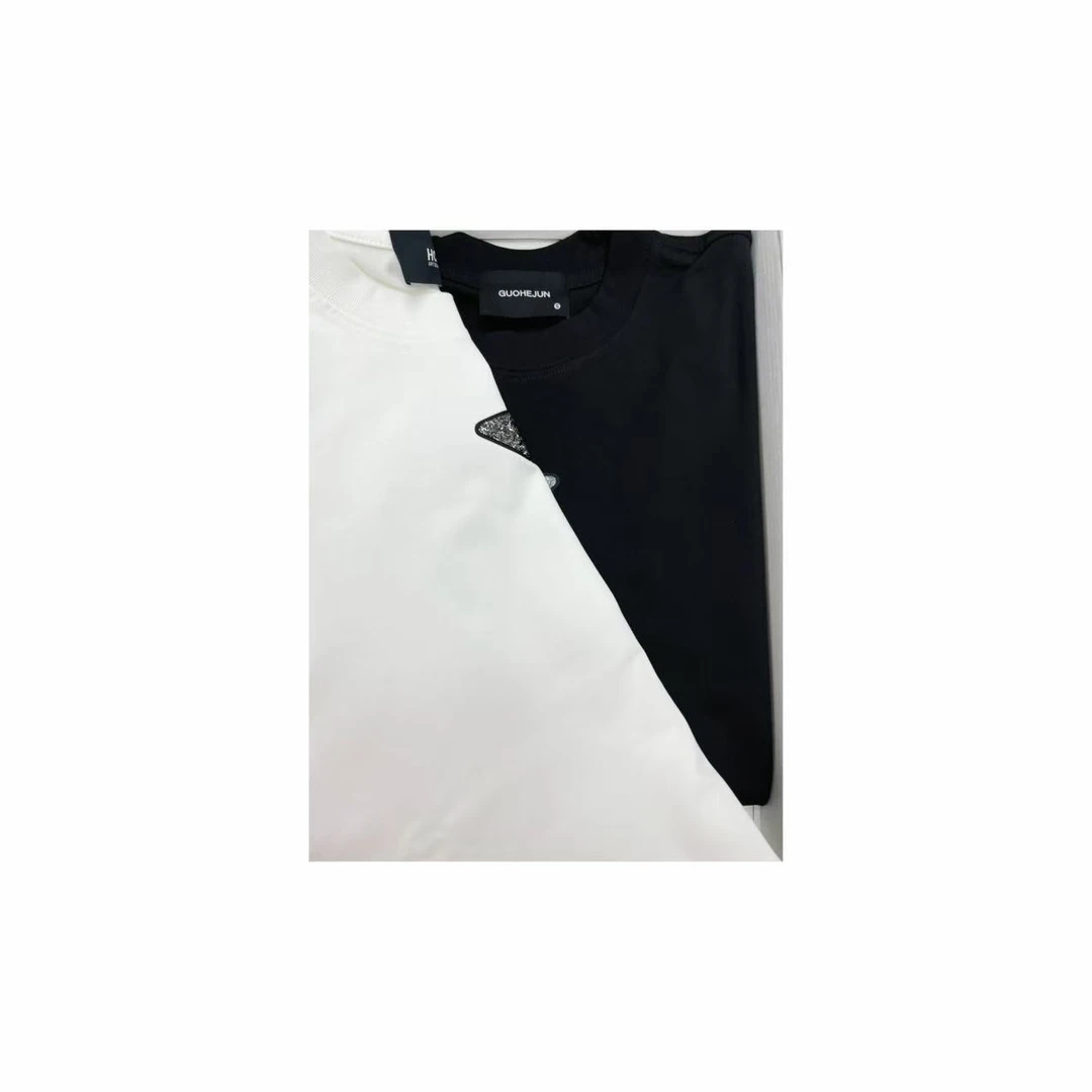 【11号链接】*满钻P字* 春夏休闲半袖潮牌宽松圆领短袖116