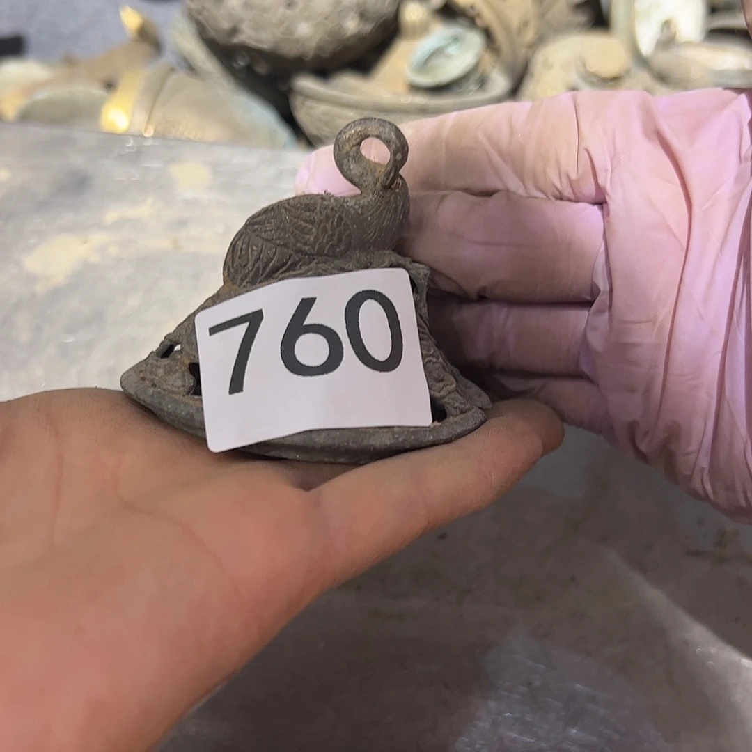 茶***道微瑕疵黄铜摆件工艺品