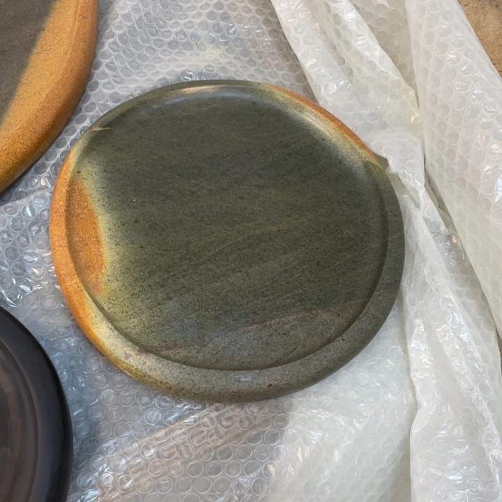 尹***文端砚石茶盘天然石