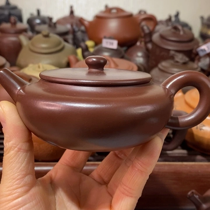紫砂茶壶微瑕处理一把