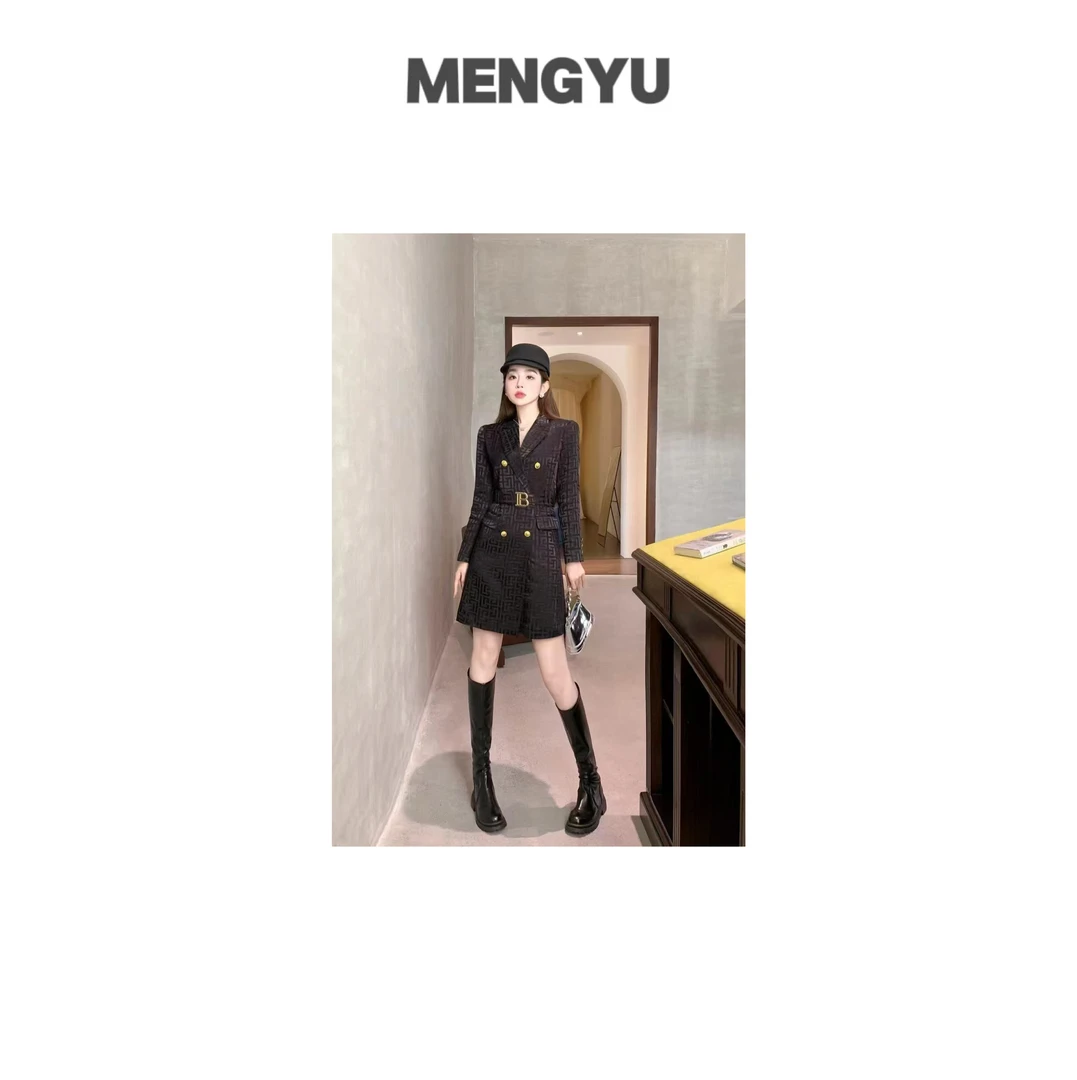 新款秋季女神范高端大牌气质收腰风衣服小个子短款外套