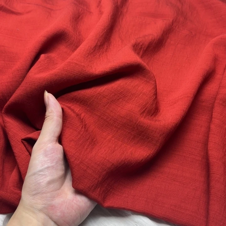 混纺棉枫叶红1米。