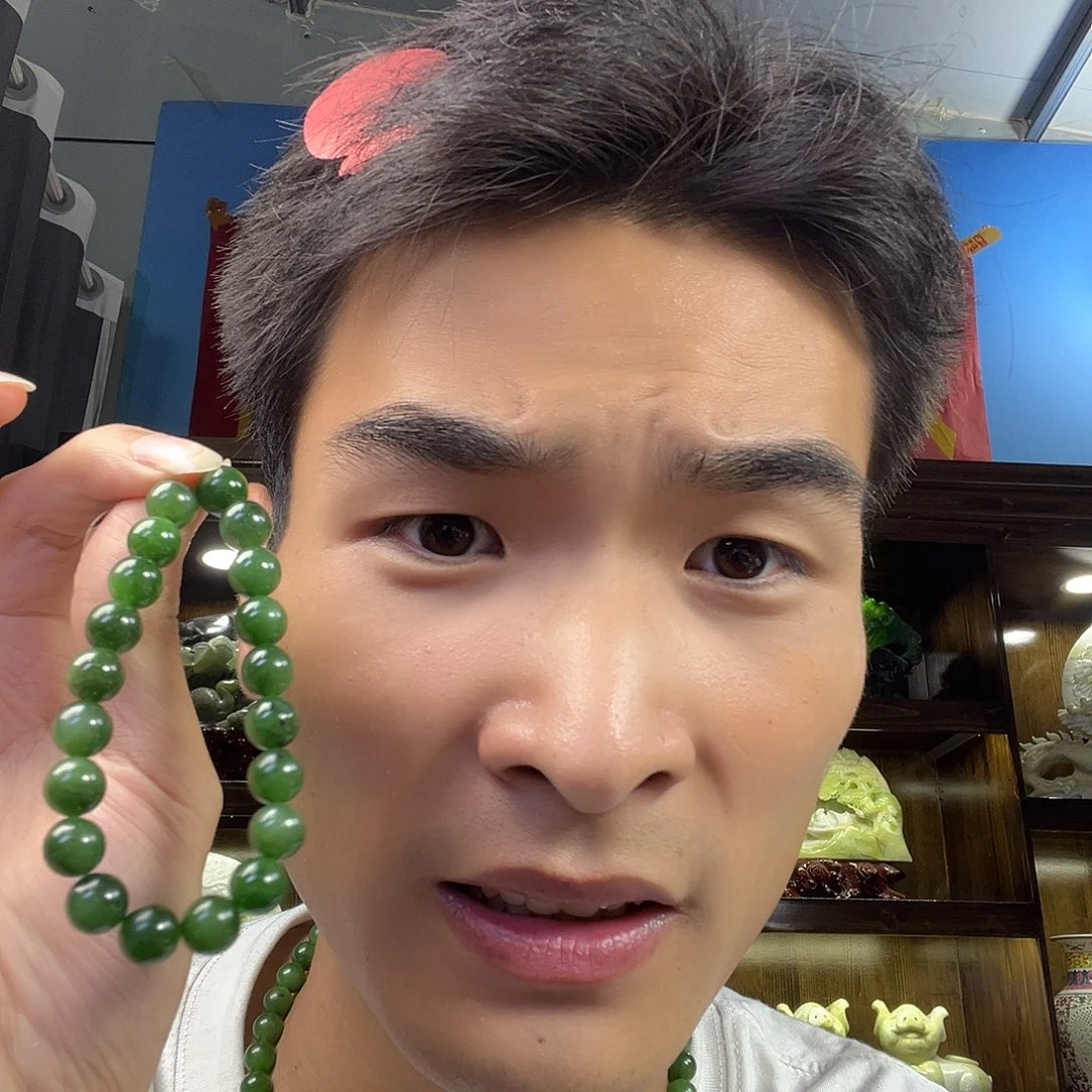 未镶嵌手链和田玉碧玉看10多样性拍一发一