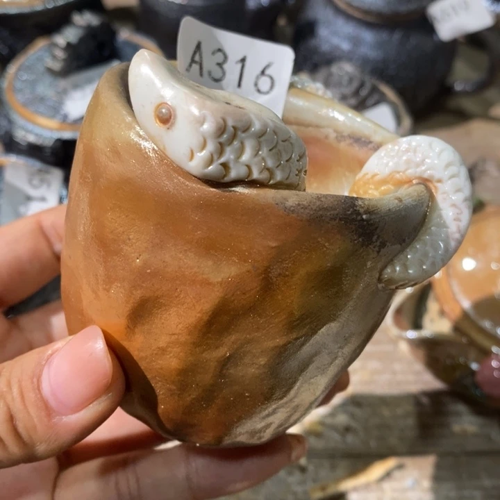 柴烧裸烧纯手工制作
