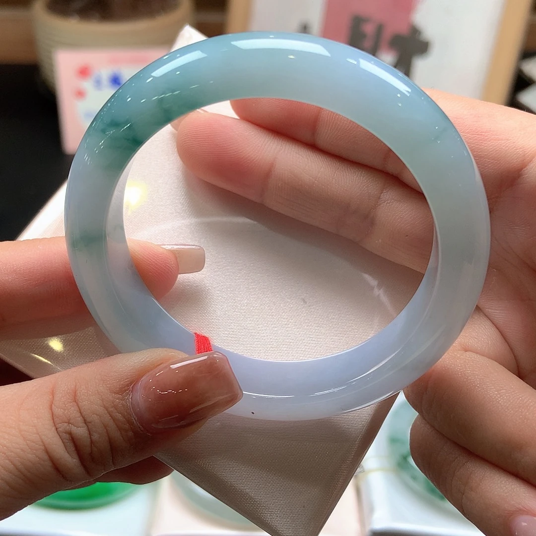 翡翠未镶嵌手镯34号