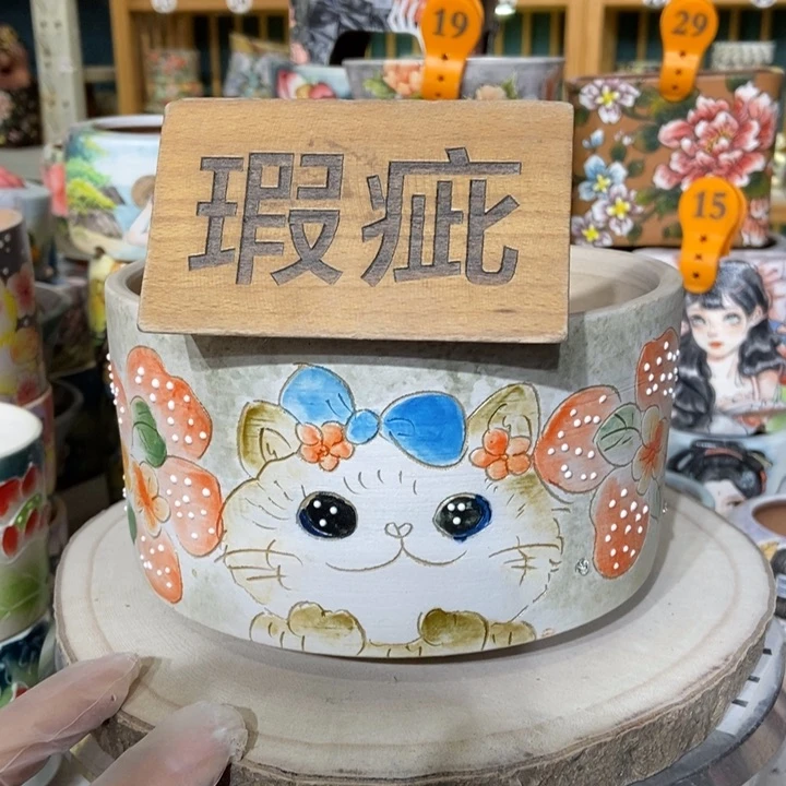 红陶景德镇艺术手绘作品