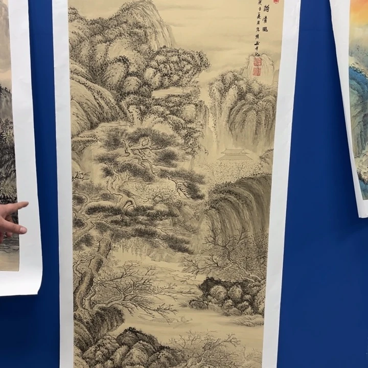国画绘画手绘作品