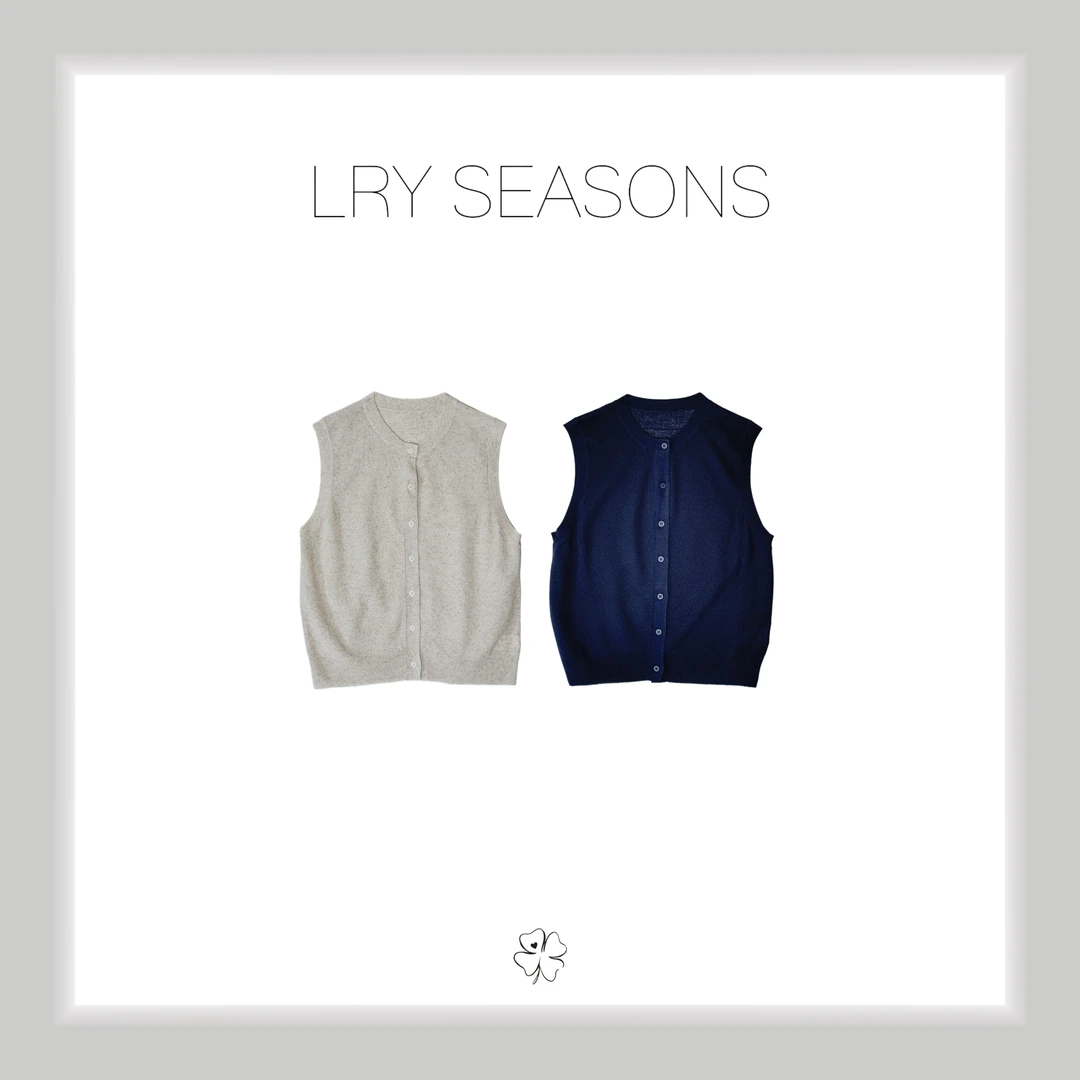 LRY SEASONS |圆领无袖针织马甲25242