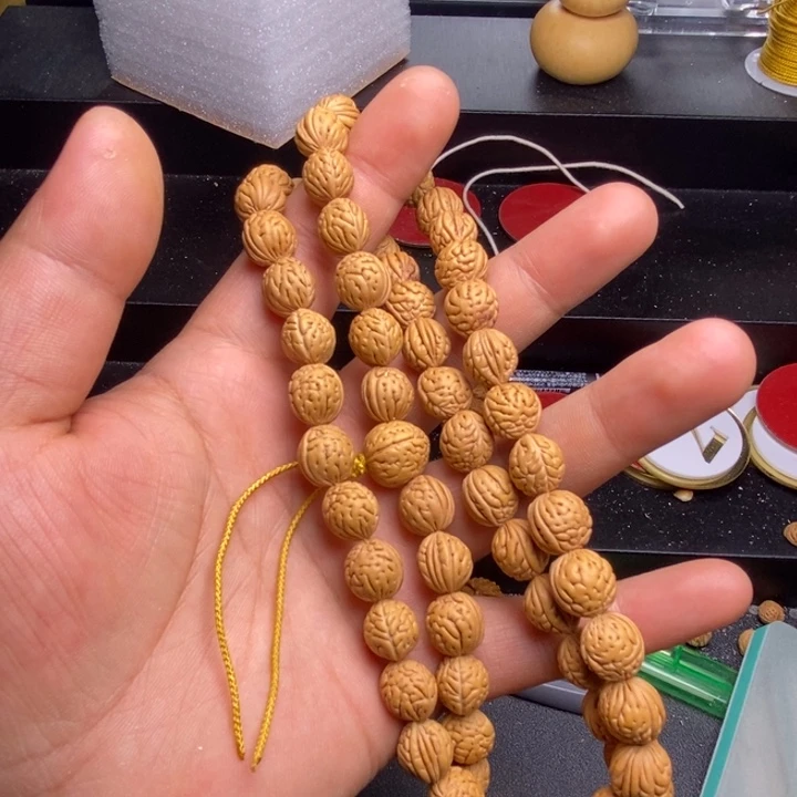 手串桃核纯野生桃核